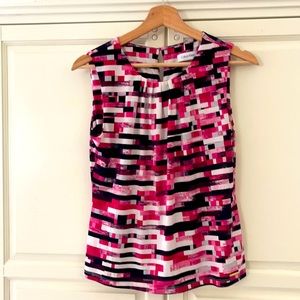 Calvin Klein sleeveless pattern top